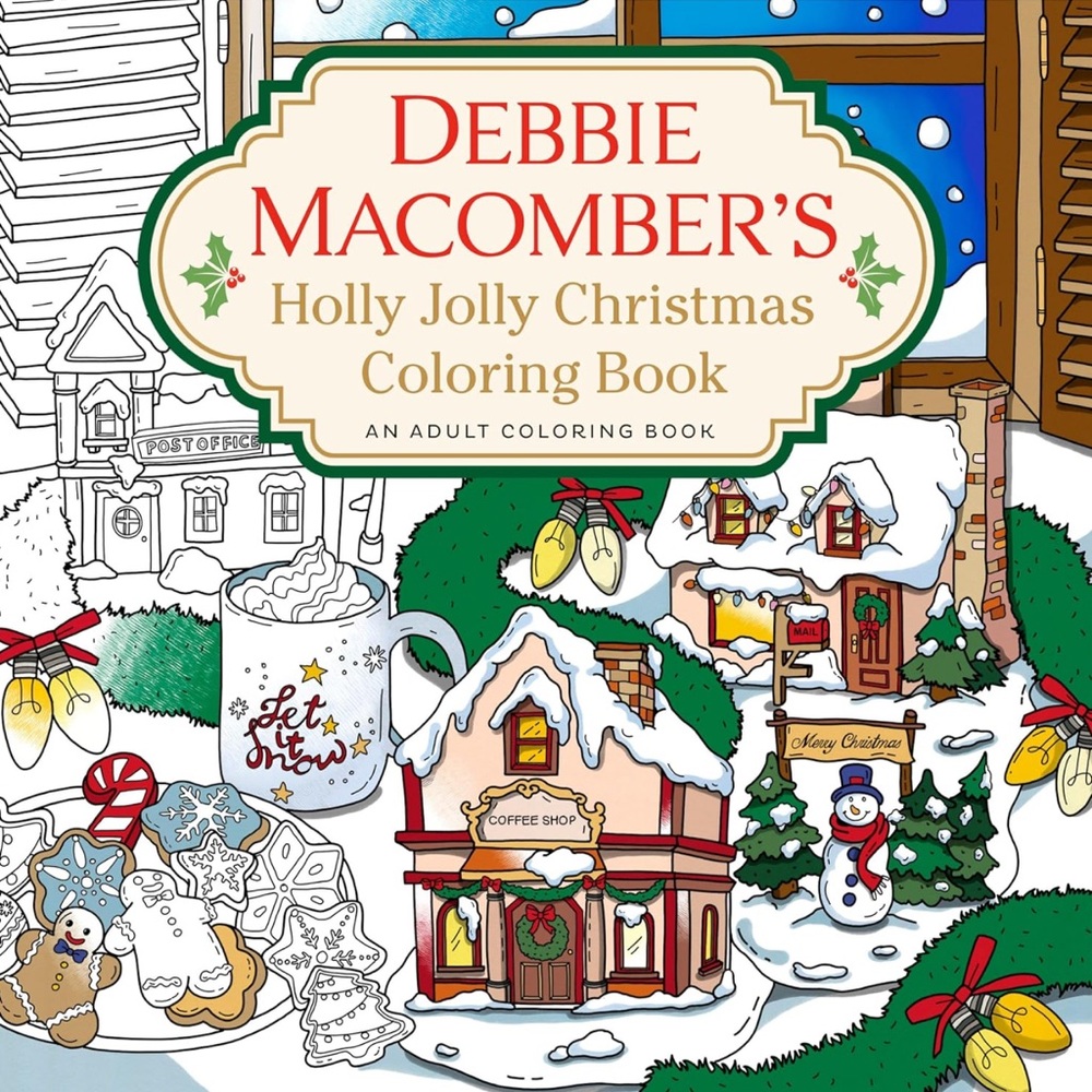 debbie macomber holly jolly christmas coloring book